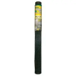 Galvanized Metal Hardware Cloth Fence, Green Pvc Coating, 36-In. X 5-Ft. 1
