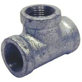 Galvanized Pipe Fitting, Equal Tee, 3/4-In. 1