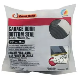 Garage Door Bottom Weatherseal For Wooden Doors, 9-Ft. 1
