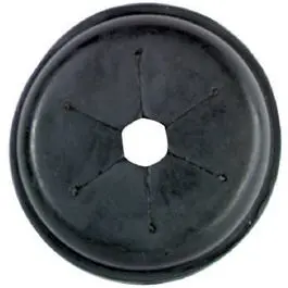 Garbage Disposal Splash Guard, Black Rubber 1