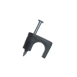 Gardner Bender 1/4 In. Polyethylene Coaxial Staple, Black 1