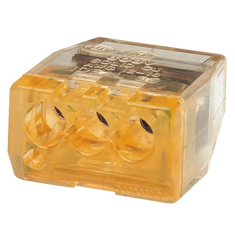 Gardner Bender Pushgard 3-Port 600V Push-In Connector (10-Pack) 1