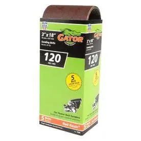Gator Aluminum Oxide Sanding Belts 10