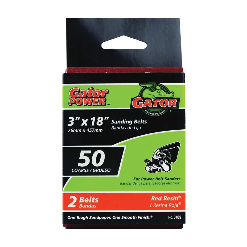 Gator Aluminum Oxide Sanding Belts 9