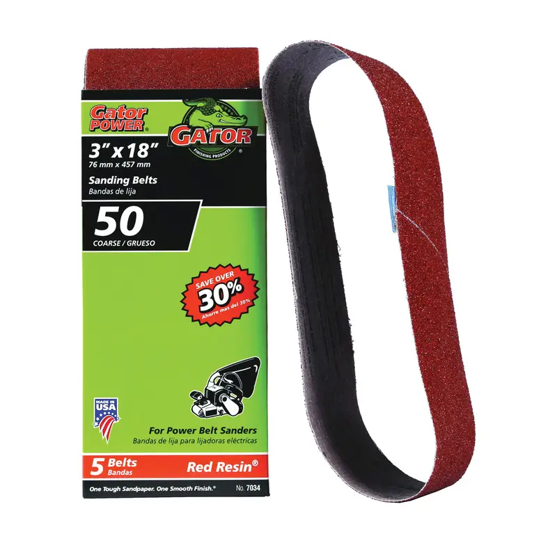 Gator Aluminum Oxide Sanding Belts 9