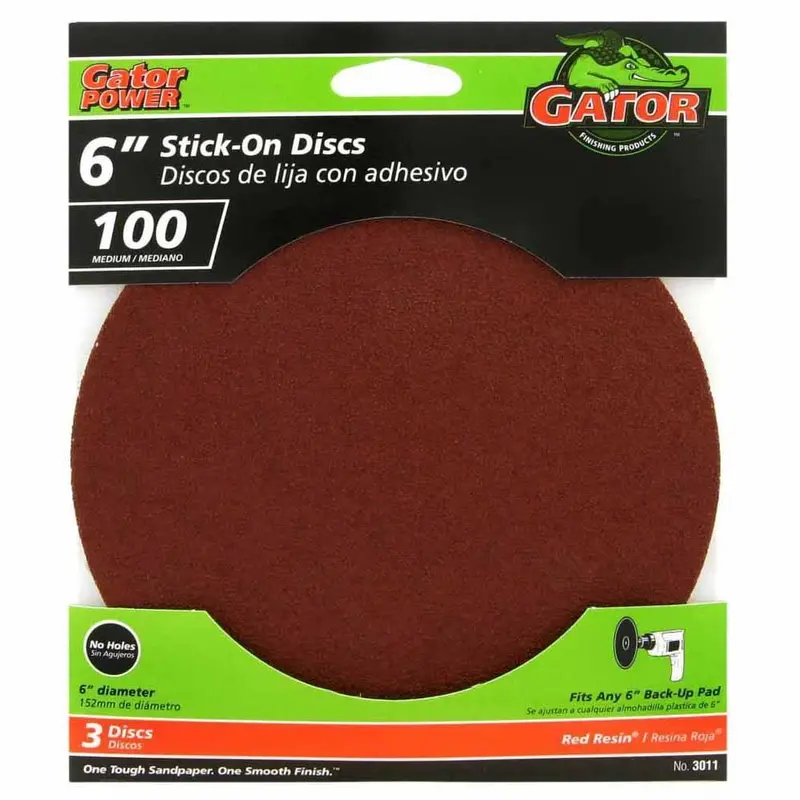 Gator Stick-On Sanding Discs  100 Grit 1