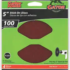 Gator Stick-On Sanding Discs  100 Grit 1