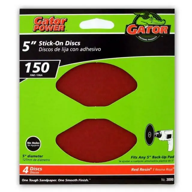 Gator Stick-On Sanding Discs 150 Grit 1