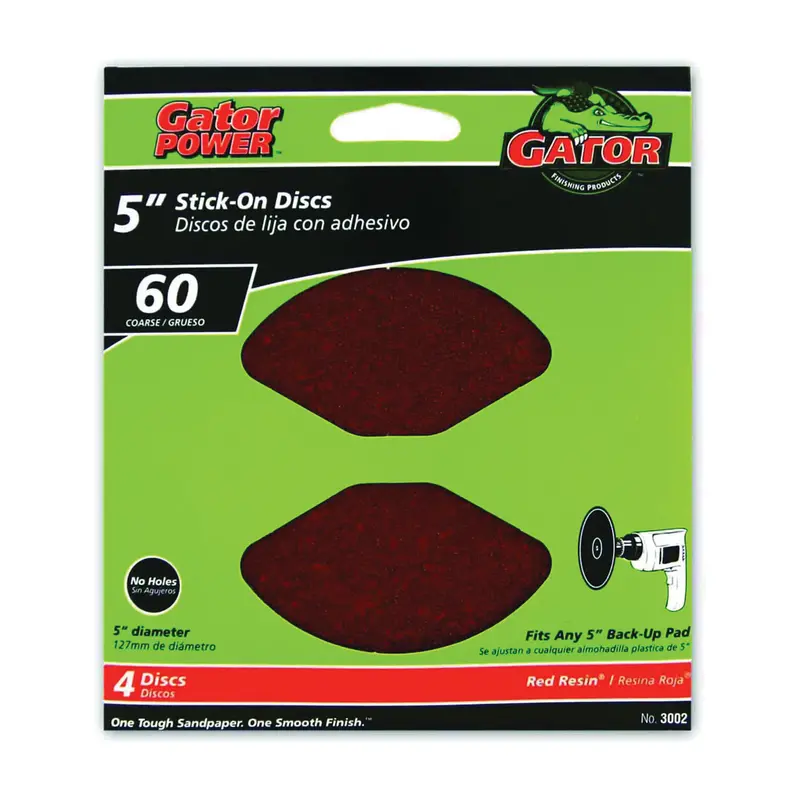 Gator Stick-On Sanding Discs  60 Grit 1