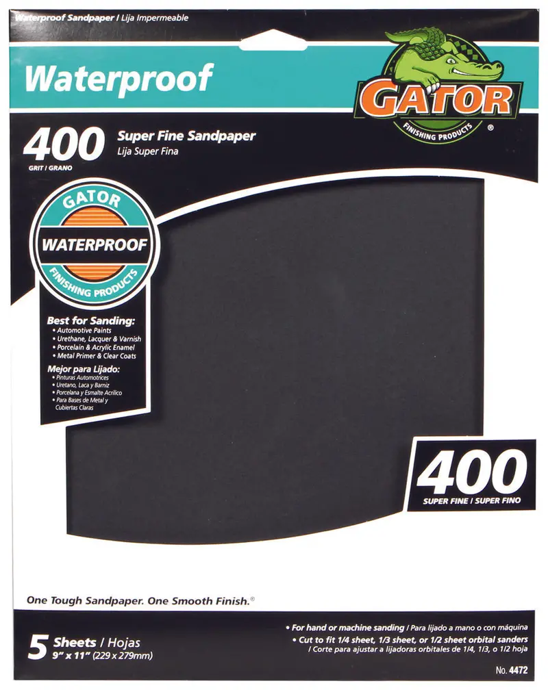 Gator Waterproof Sanding Sheets 400 Grit 1