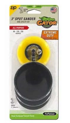 Gator Zip Spot Sander Power Drill Attachment & 30 Sanding Discs 1