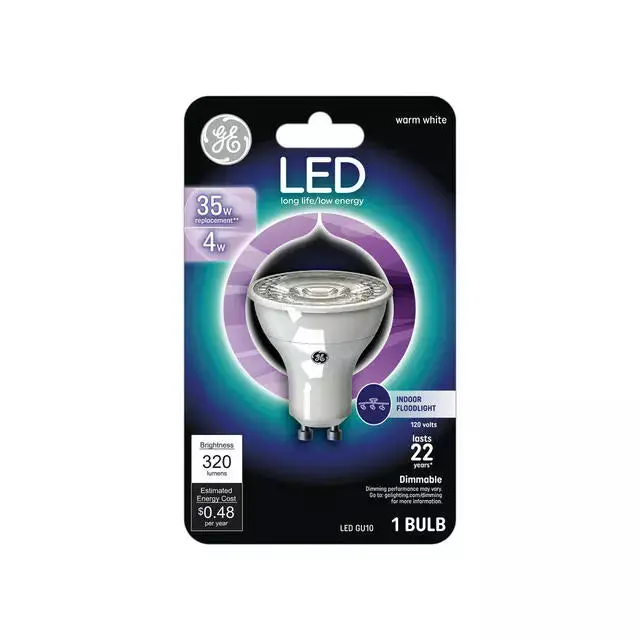 Ge Classic Led 35 Watt Replacement Warm White Par16 Indoor Floodlight Bulb 1