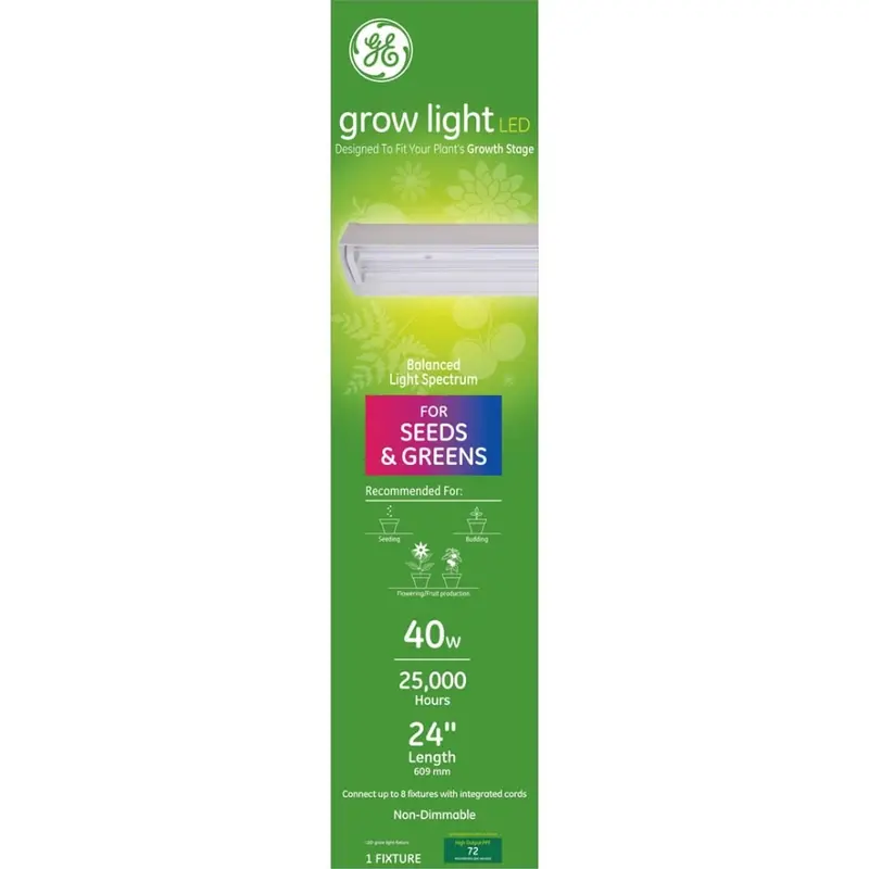 Ge Grow Light Led For Seed & Greens 1