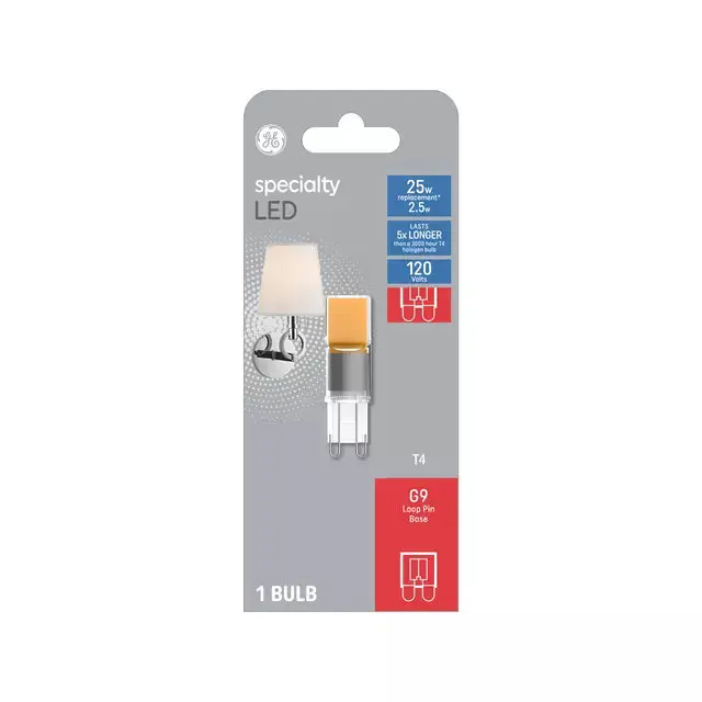 Ge Lighting Specialty Led 25 Watt Replacement, Warm White, T4 Specialty Bulb 1
