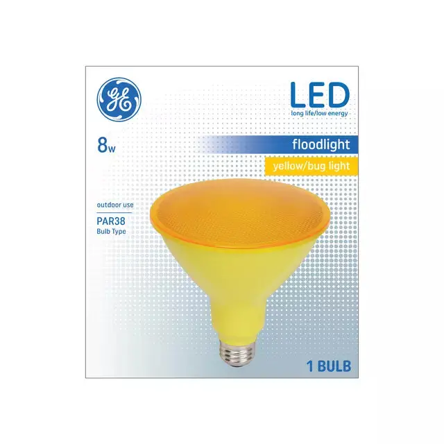 Ge Specialty Led 90 Watt Replacement Yellow Light Par38 Bug Light Bulbs 1