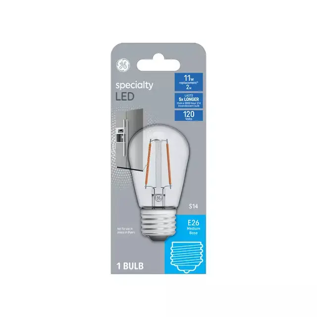 Ge Specialty S14 Led Light Bulb Appliance Bulb 11 Watt Replacement E26 Medium Base 1