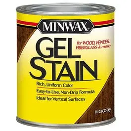 Gel Wood Stain Finish, Hickory, 1-Qt. 1