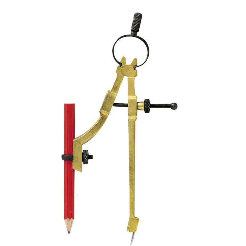 General Tools Brass Pencil Compass Divider And Scriber 1