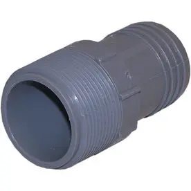 Genova Products 1-1/2-In. Poly Male Pipe Thread Insert Adapter 1