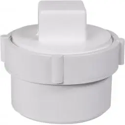 Genova Products Pvc Dwv Fittings Cleanout Adapter W/ Plug 1