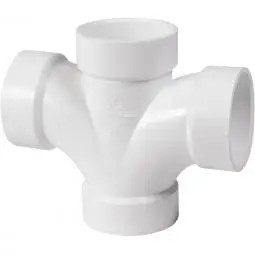 Genova Products Pvc Dwv Fittings Double Sanitary Tee 1
