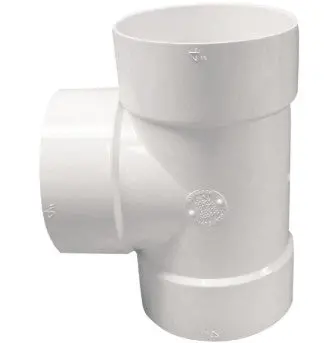 Genova Products Pvc Sewer & Drain Bull Nose Tee 1
