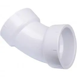 Genova Pvc Dwv 45° Sanitary Elbow 1