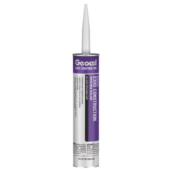 Geocel Usa 2300® Construction Tripolymer Sealant 10.3 Oz. Clear 1
