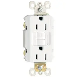 Gfci Outlet, 15A, White, 3-Pack 1