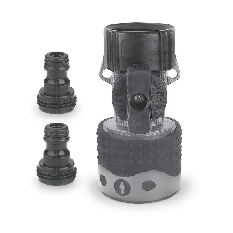 Gilmour Light Duty Quick Connector With Shut-Off Valve Set 1