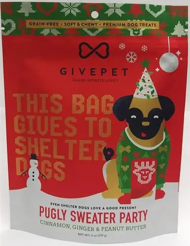 Give Pet Holiday Pugly Sweater 6Oz 1
