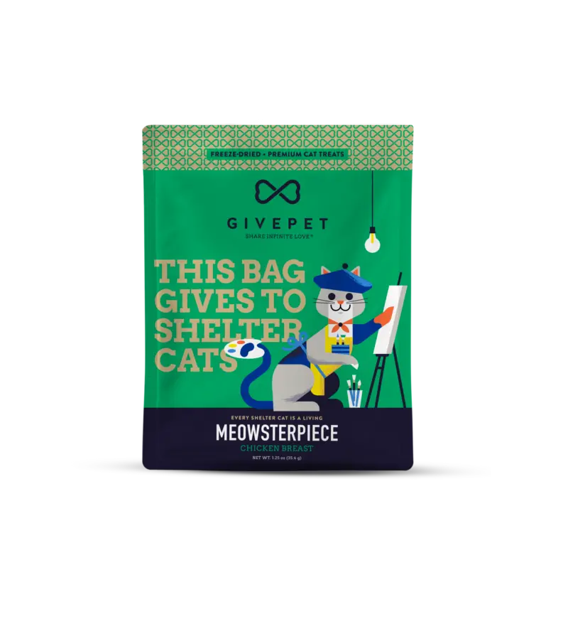 Givepet Meowsterpiece Chicken Breast Freeze-Dried Cat Treats 1