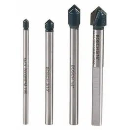Glass & Tile Drill Bit Set, 4-Pc. 1