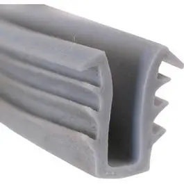 Glazing Channel, Gray Vinyl, 1/4, 5/32 - 3/16-In. 1