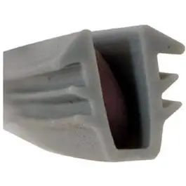 Glazing Channel, Gray Vinyl, 9/32, 5/32 - 7/32-In. 1