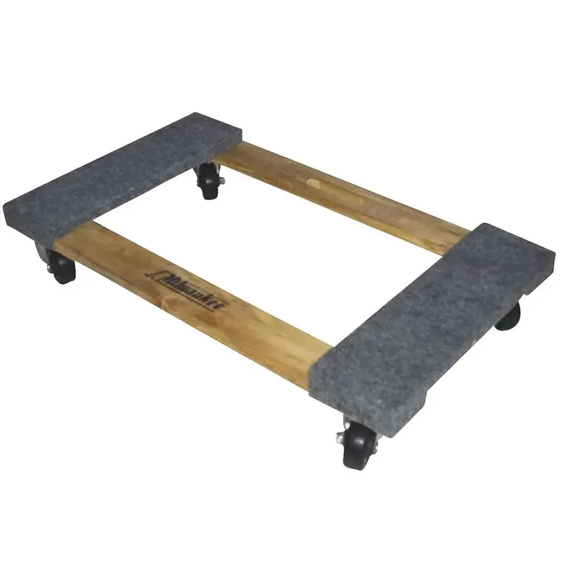 Gleason 18 In. X 30 In. 1000 Lb. Load Capacity Hardwood Furniture Dolly 1