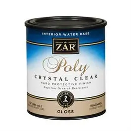 Gloss Polyurethane Crystal Clear Interior, Water-Based, Qt. 1
