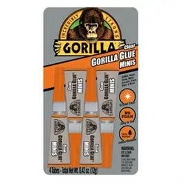 Glue Minis, Clear, 3-Gm., 4-Pk. 1