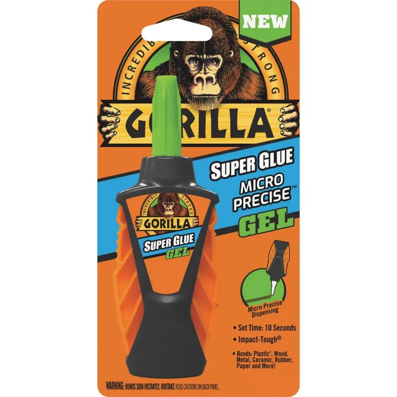 Gorilla 0.19 Oz. Gel Micro Precise Super Glue 1