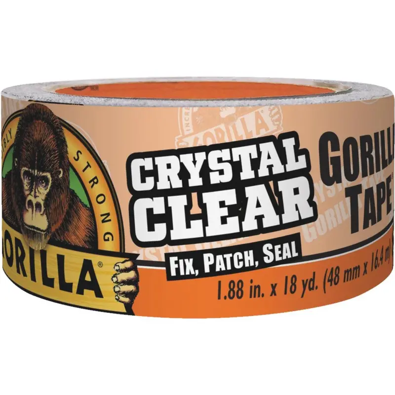 Gorilla 1.88 In. X 18 Yd. Crystal Clear Duct Tape, Clear 1