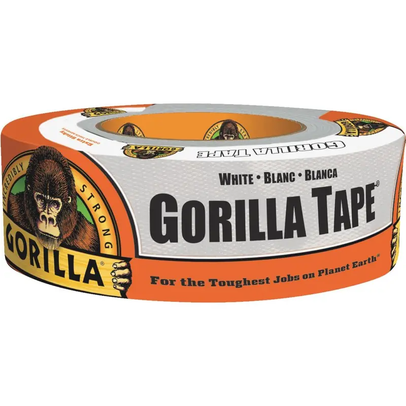 Gorilla 1.88 In. X 30 Yd. Heavy-Duty Duct Tape, White 1