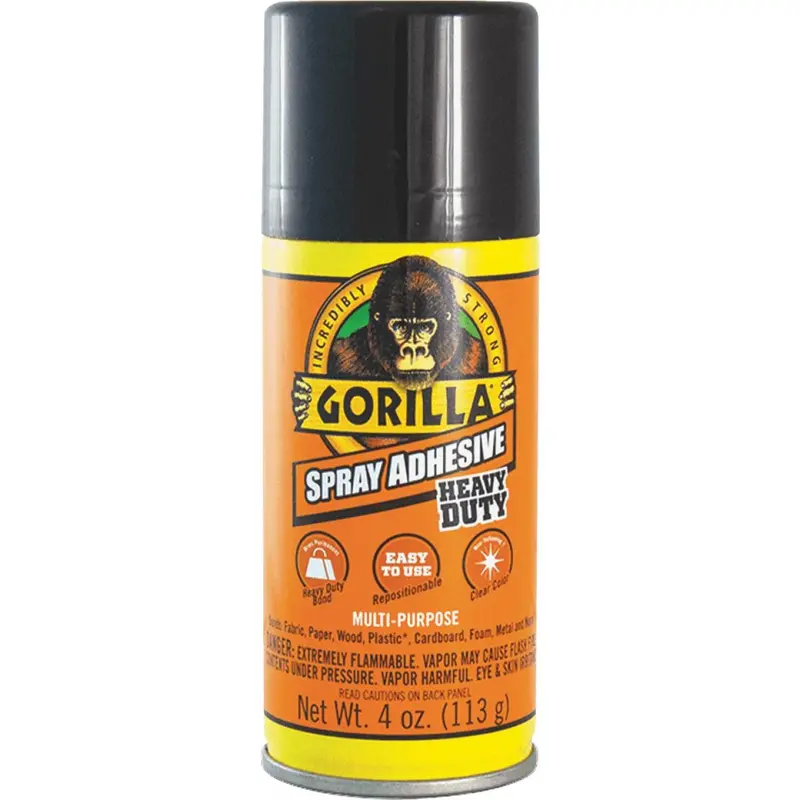 Gorilla 4 Oz. Heavy-Duty Multi-Purpose Spray Adhesive 1
