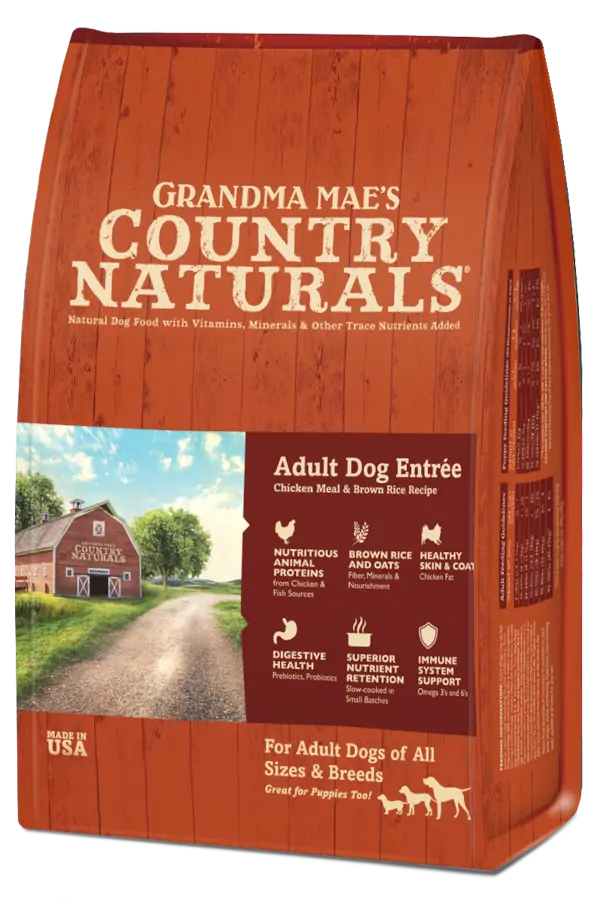 Grandma Mae's Country Naturals Adult Dog Food Sensitive Stomach Entrée Dog Food 1