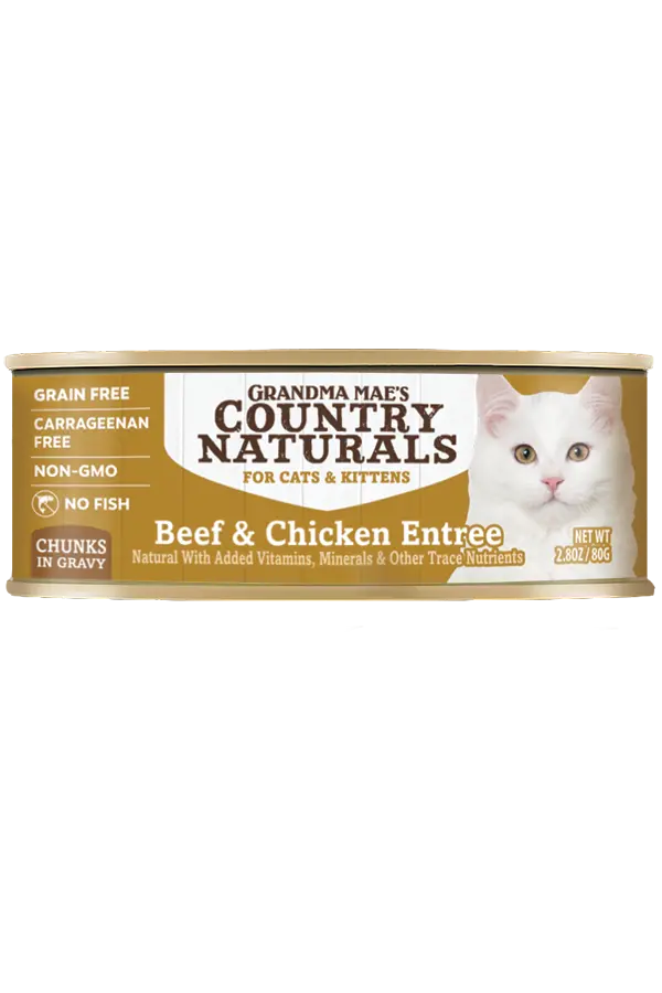 Grandma Mae's Country Naturals Beef & Chicken Chunks In Gravy 1