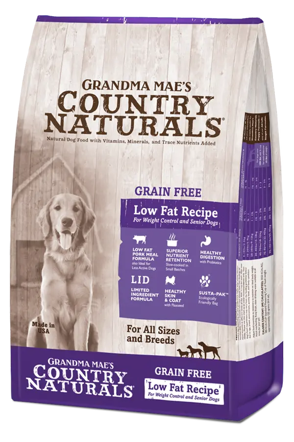 Grandma Mae's Country Naturals Grain Free Low Fat Limited Ingredient Diet Dry Dog Food 1