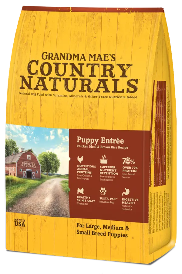 Grandma Mae's Country Naturals Puppy Entrée Dog Food 1