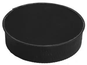 Gray Metal 6-603Se Stovepipe Cleanout Cap, 6", 24 Gauge Black Plug - Crimp 1