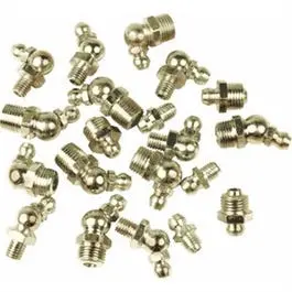 Grease Fitting, 45 & 90-Degree, 1/4-In. X 28, 10-Pk. 1