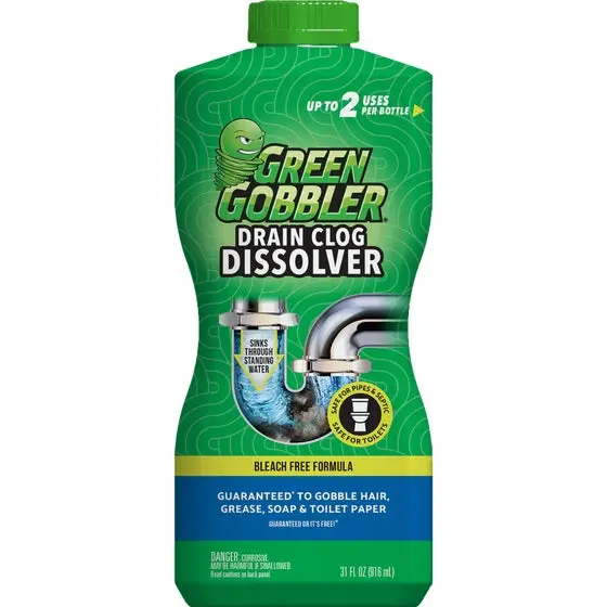 Green Gobbler Liquid Drain Clog Dissolver 1