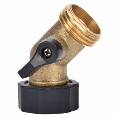 Green Thumb Brass Gooseneck Hose & Faucet Coupling 1